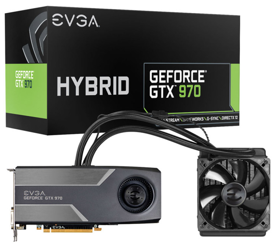 EVGA announces GeForce GTX 970 Hybrid Gaming video card