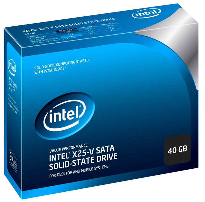 Intel X25-V retail box