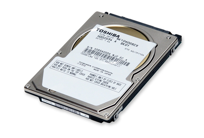 Toshiba 100GB MK1060GSCX hard drive