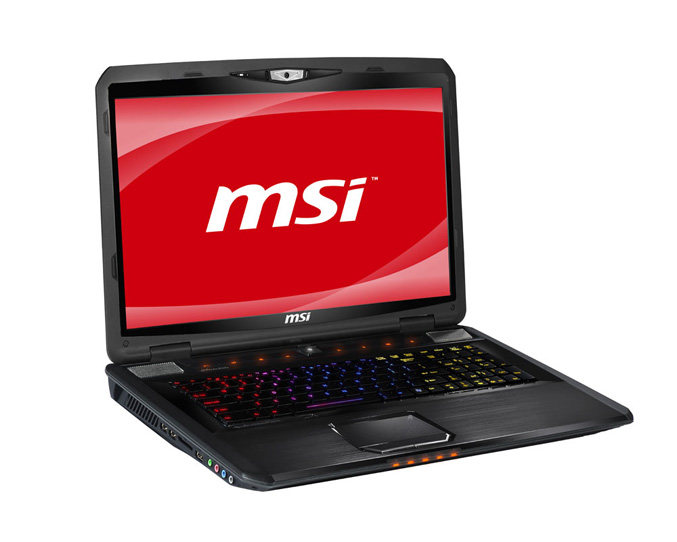 MSI GX780 gaming laptop